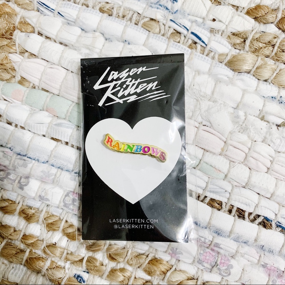 Laser Kitten Pin